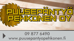 Puusepäntyö Pehkonen Oy logo